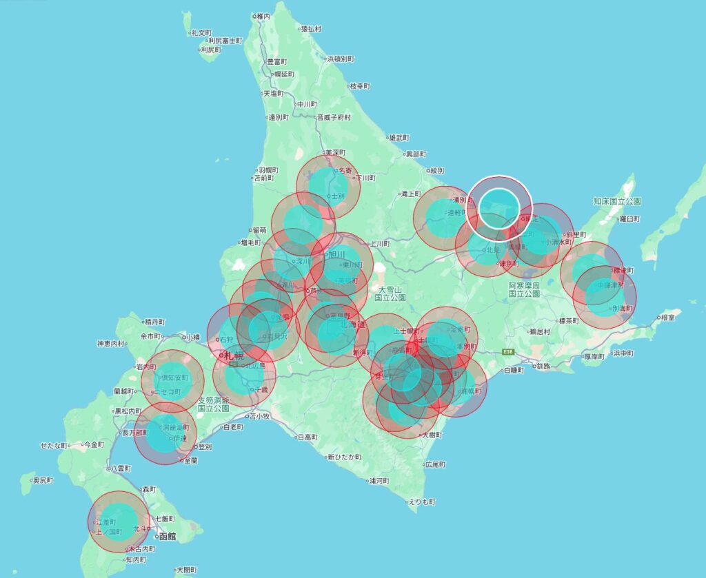 北海道北見市常呂町に新基地局開局しました！